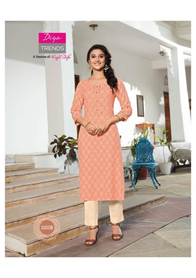 Gardencity 11 Fancy Ethnic Wear Rayon Designer Kurti Latest Collection